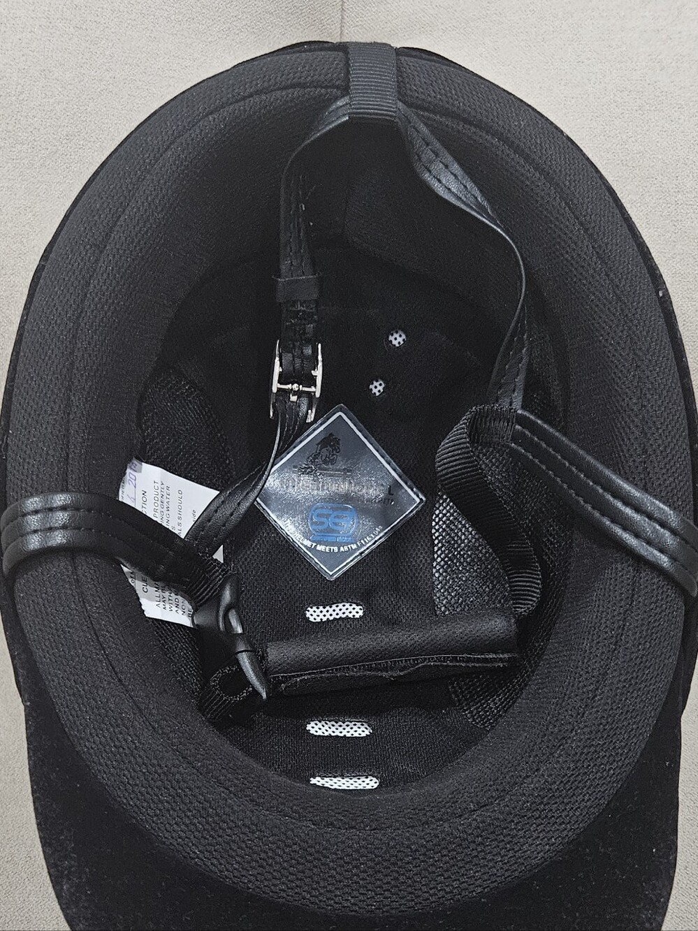 Classic Black Equestrian Helmet IRH 2014 - Picture 7 of 11